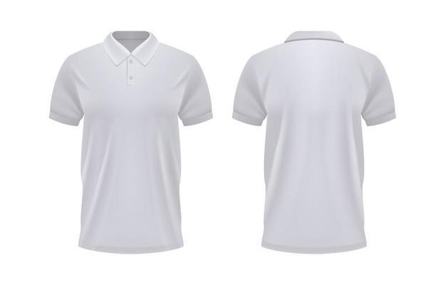White Plain Polo T-Shirts