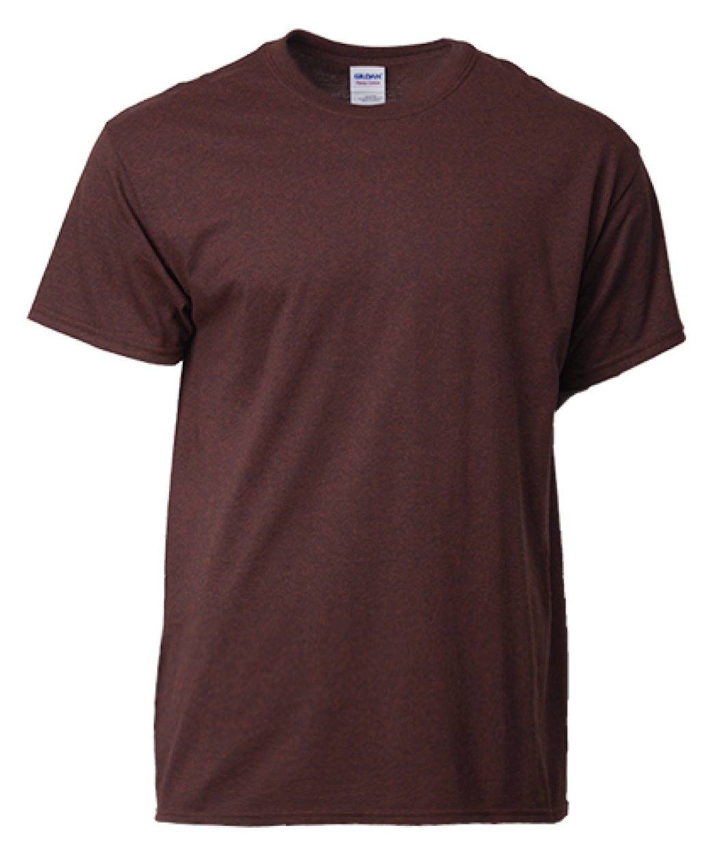 Adult Brown Round Neck T-Shirts