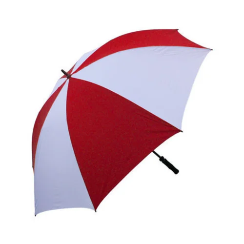 Red-white panels normal umbrella