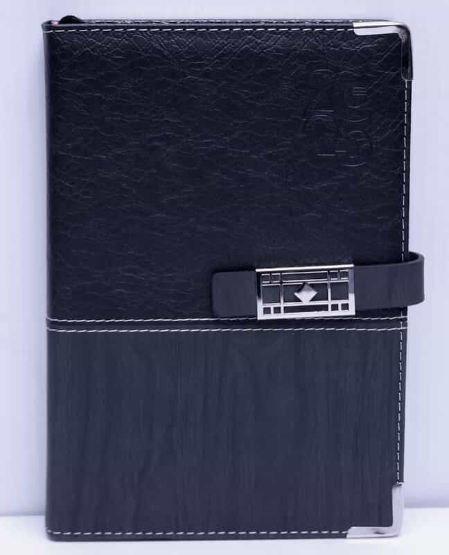B5 Black Center Buckle 2025 Diaries