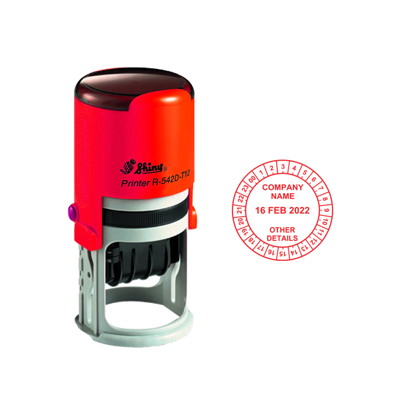 Stamp NO.R-542D Round self-inking Dater