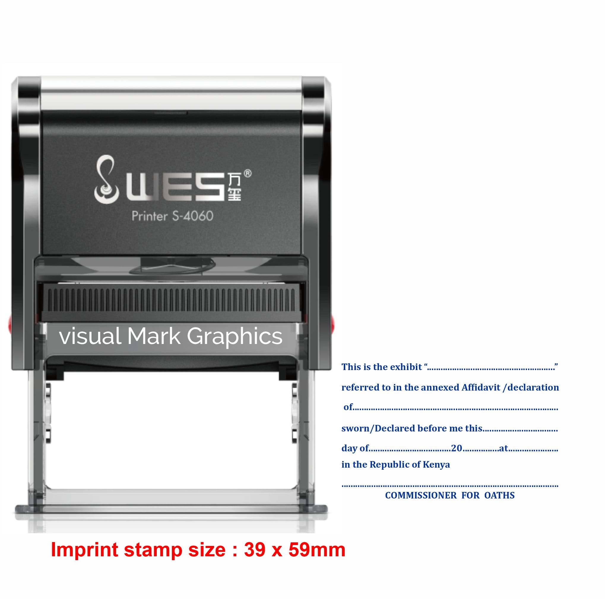 Stamp NO.4060P Rectangular NON DATER
