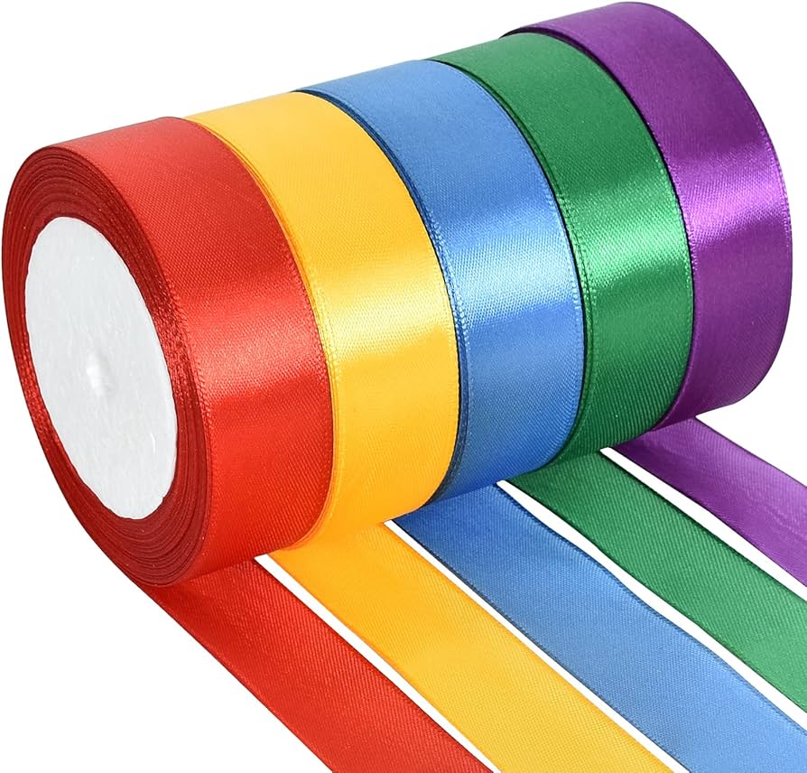 Coloured ribbons Tapes