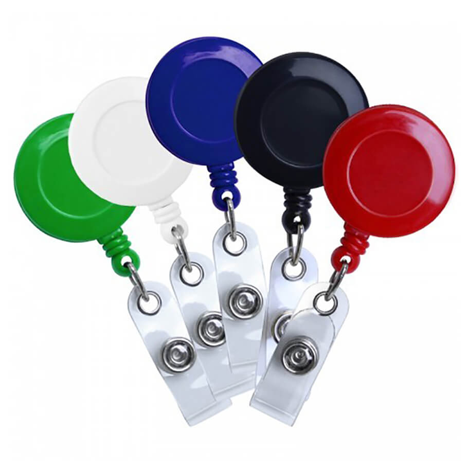 WHITE Restretchable Yoyo Name Tag Holders And Domming Buttons Tag (copy) (copy)