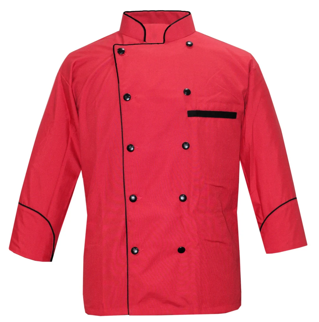 RED -BLACK blend Chef Coats ,