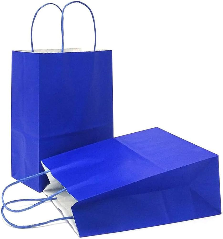A4 ROYAL BLUE Paper Gift Bag
